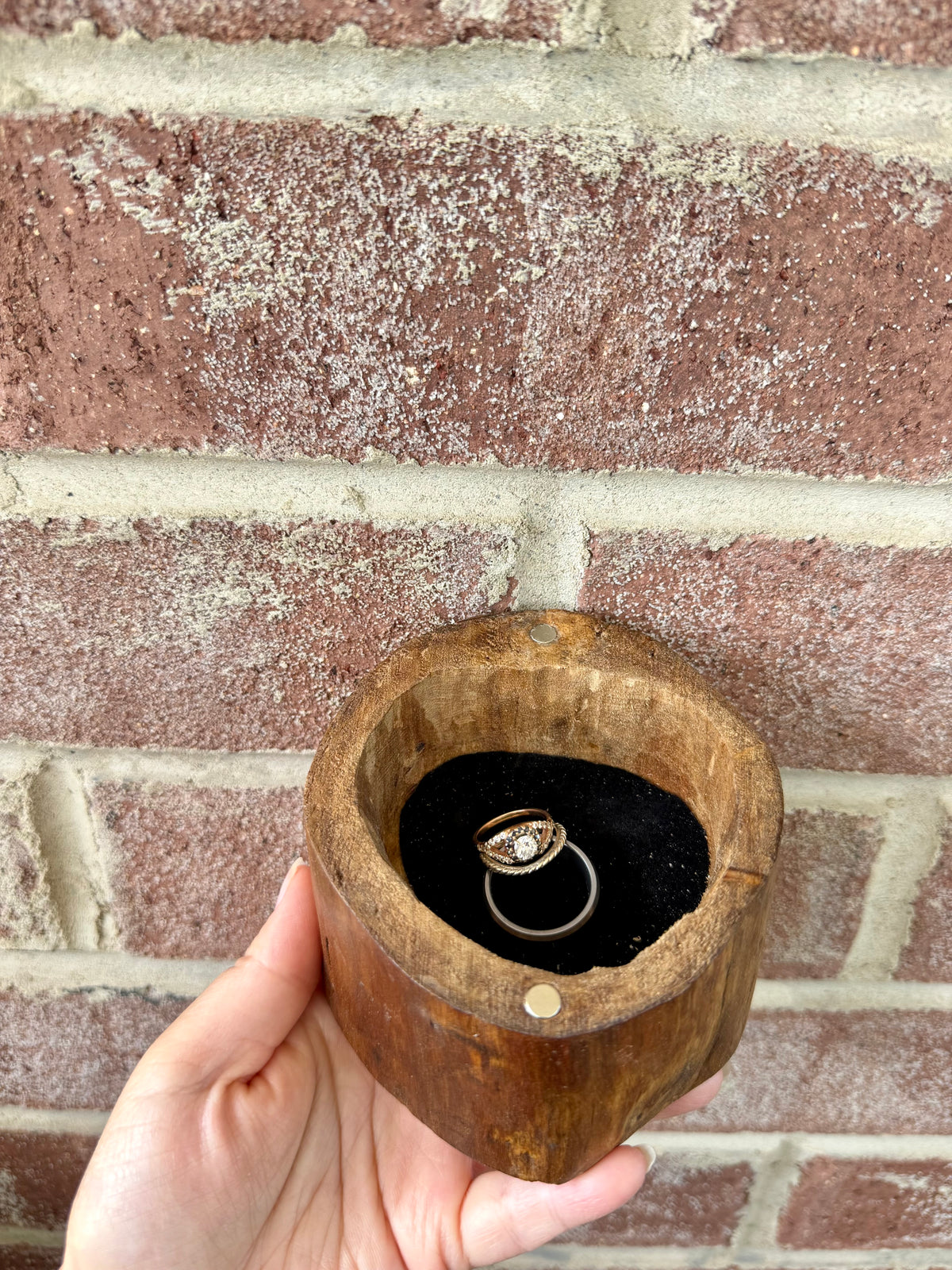 Rustic Ring Box | Jewelry Holder | Handcrafted | One-Of-A-Kind