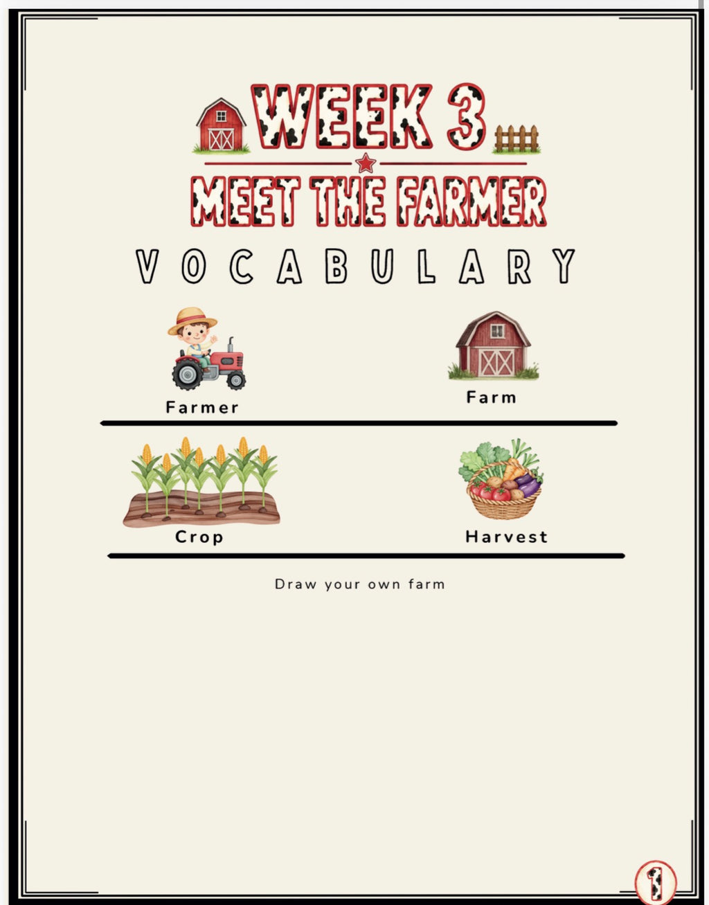 Farm To Table Science Unit