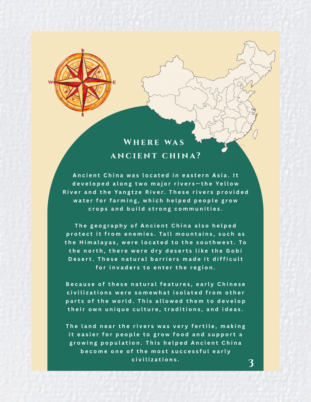 All About Ancient China Bundle | China | Learning Bundle | Packets | Printables