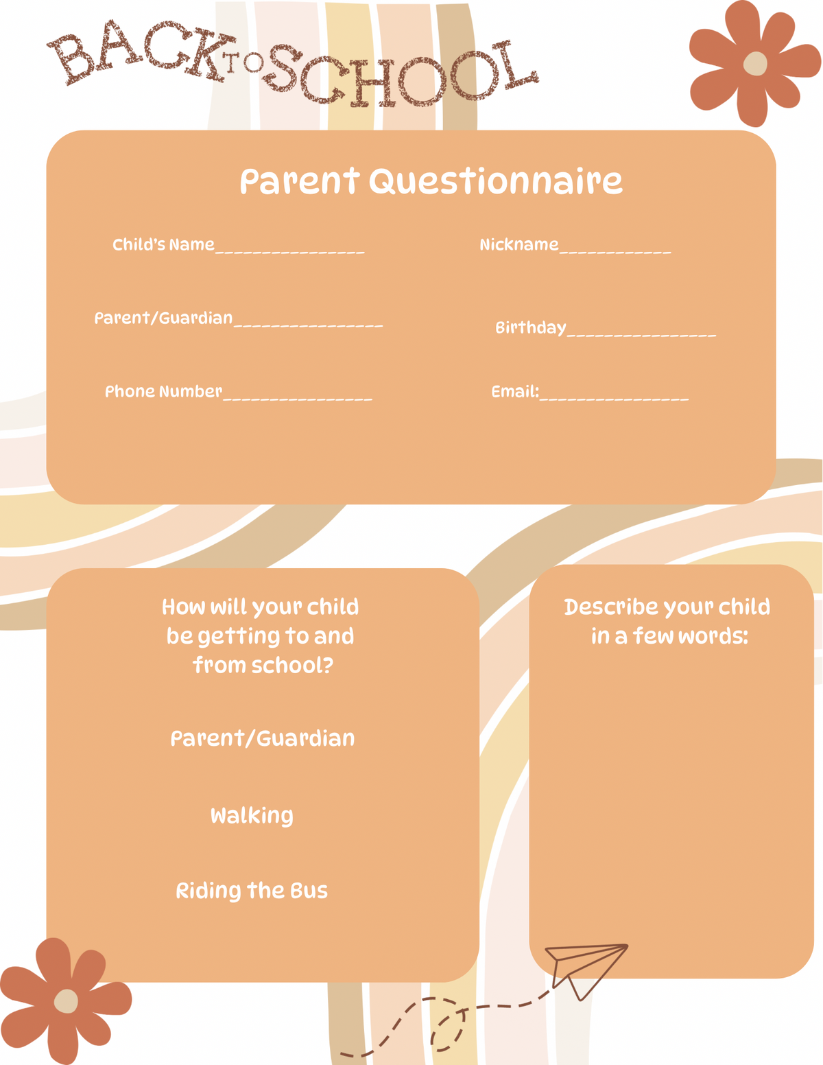 Teacher Template Bundle | Back to school Bundle | About Me Teacher Printable | Fillable Forms